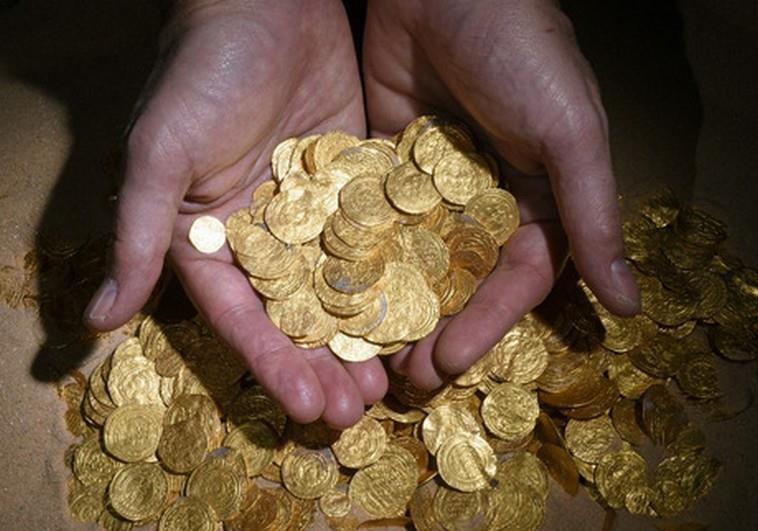 Gold Coins in Ancient Port